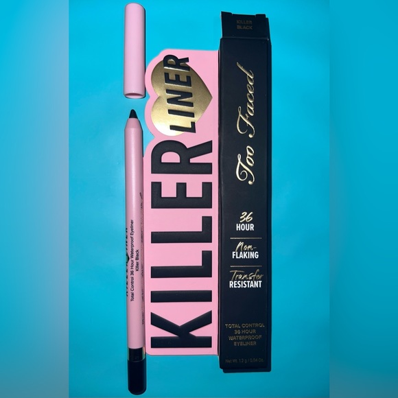 Too Faced Killer Liner 36 Hour Waterproof Gel Eyeliner Pencil - Black. - Picture 5 of 7